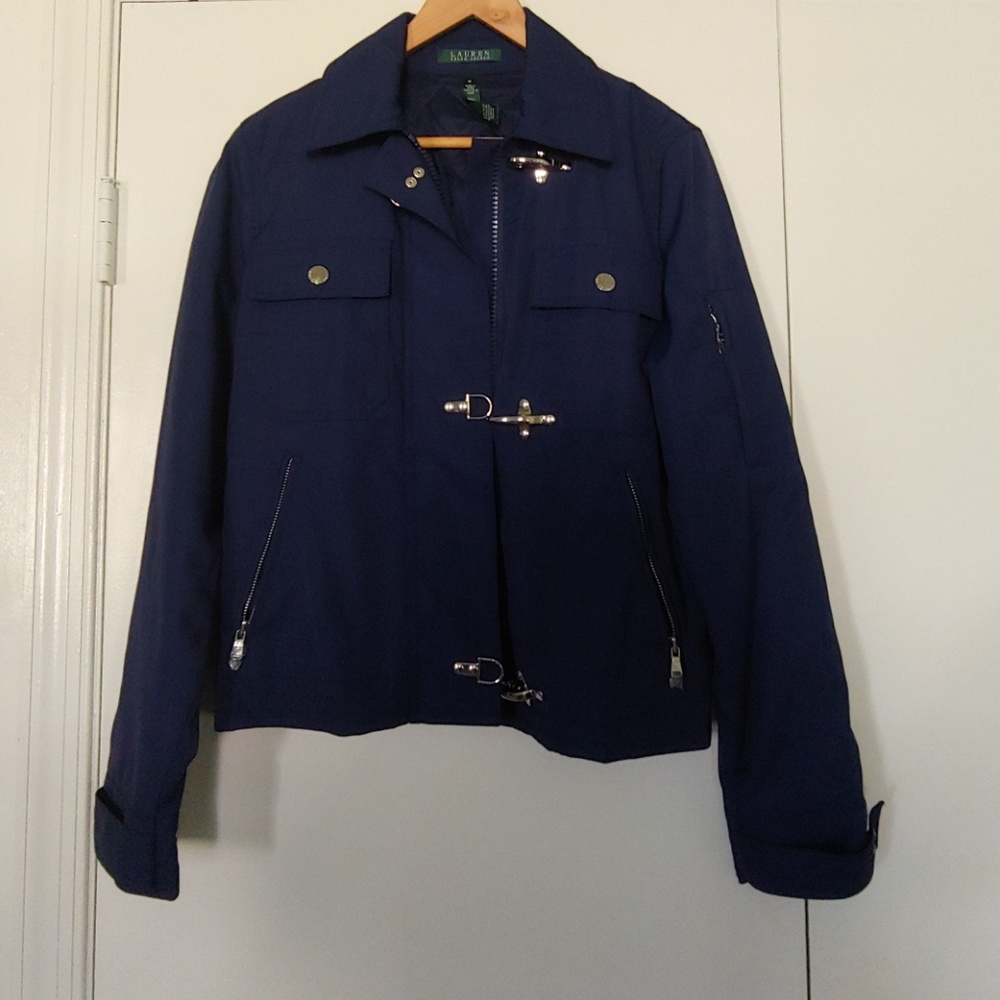 Ralph Lauren navy blue jacket, size M